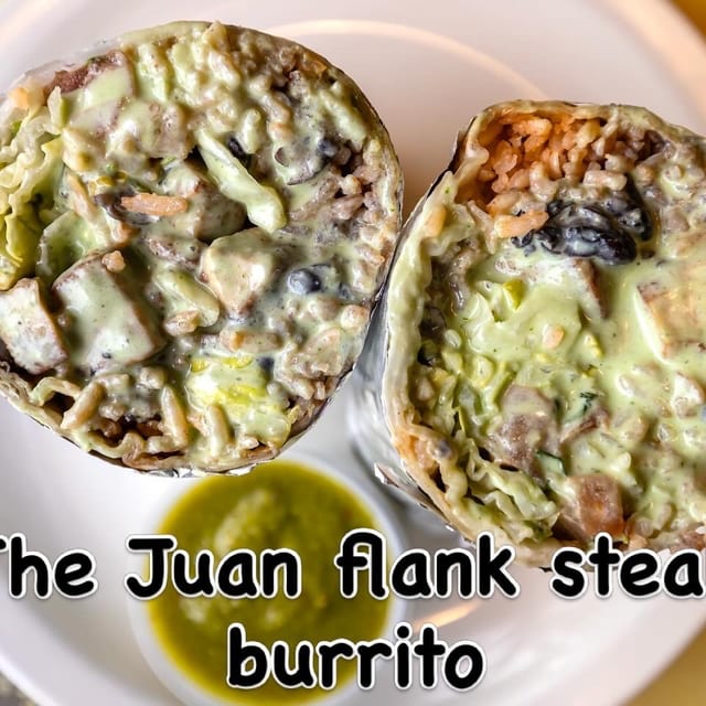 The Juan (Steak Burrito).