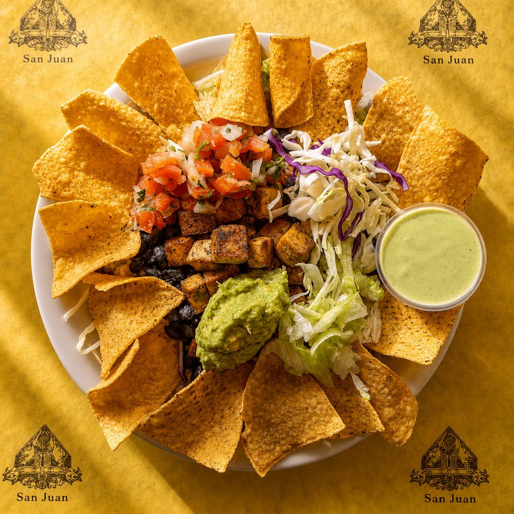 Deluxe Vegan Taco Salad.