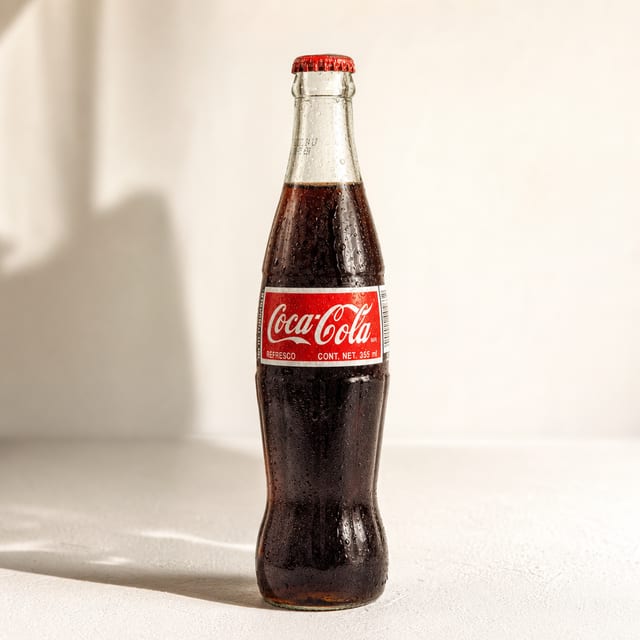 Coke Glass Bottle.